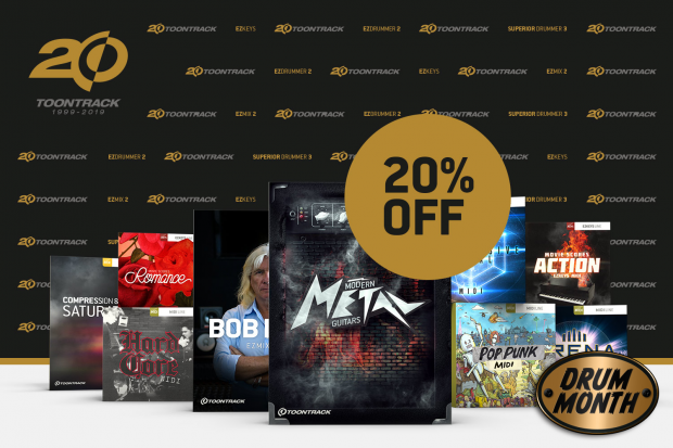 Toontrack celebrates its 20th anniversary with promos DontCrac[k] News