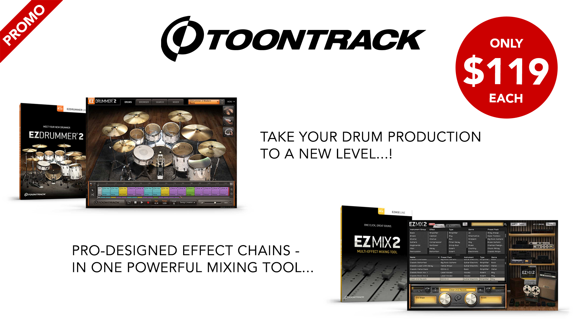 Save on Toontrack’s EZmix and EZdrummer today ! DontCrac[k] News