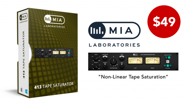 MIA Labs 413 Tape Saturator June 2020 Launch Promo