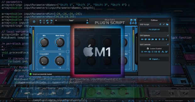 Blue Cat Audio Releases Blue Cat’s Plug’n Script 3.32 Audio and MIDI Scripting Plug-In Update