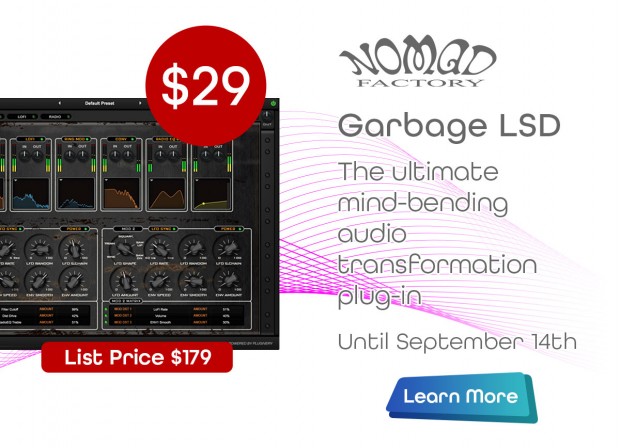 garbage lsd promo nomad factory 29$ until september 14th
