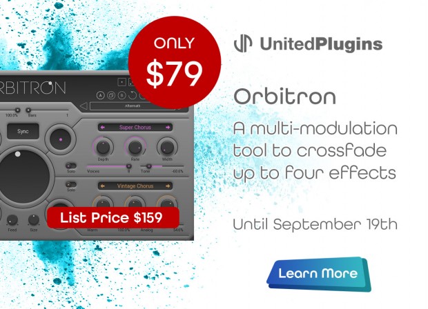 UnitedPlugins Orbitron promo $79 ending september 19th