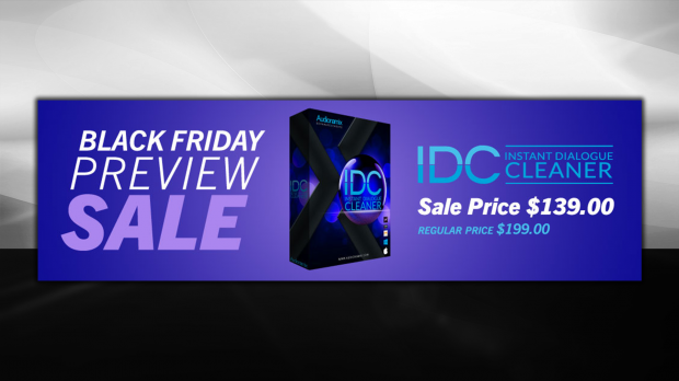 Audionamix Black Friday IDC Preveiw Sale 2018