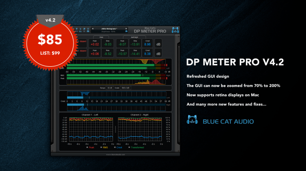 Blue Cat Audio DP Meter 4.2