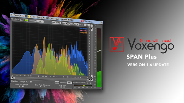 Voxengo SPAN Plus 1.6 Update